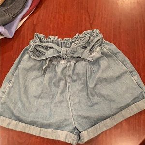 american eagle highwaisted mom shorts